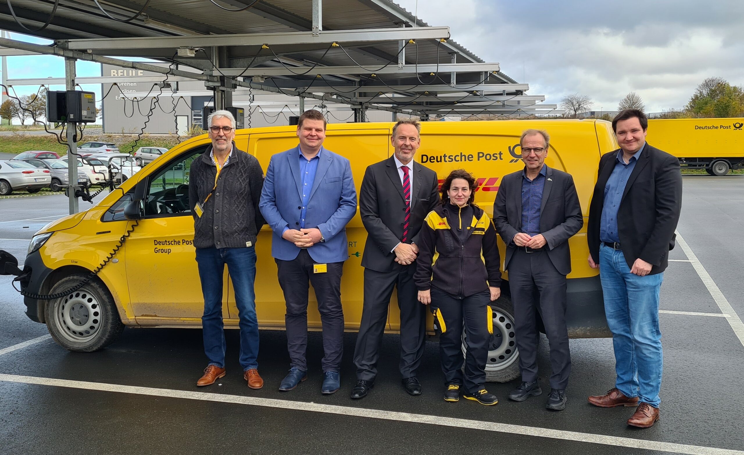 Besuch beim DHL Zustellstützpunkt Brilon